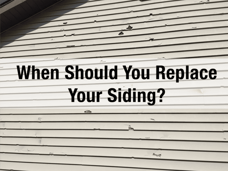 How to know if your siding needs to be replaced