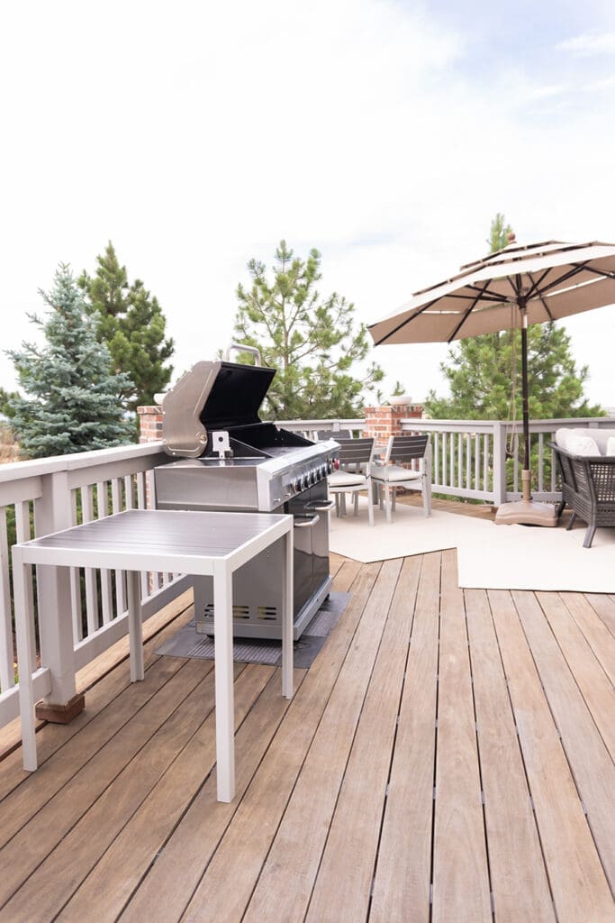 New deck addition to a home in Rapid City